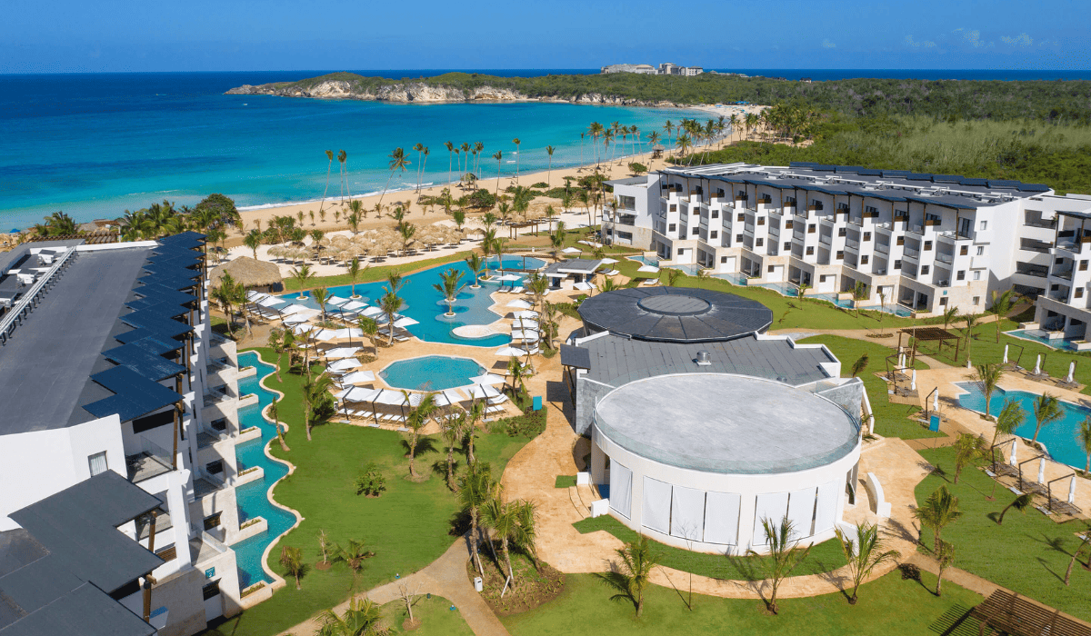 aerial view of Dreams Macao Beach Punta Cana
