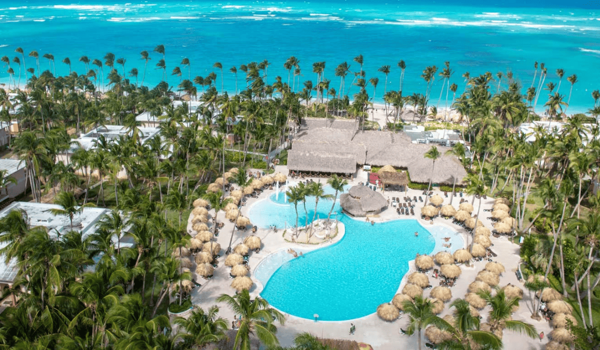 Aerial view of Grand Palladium Bavaro Suites Resort & Spa in Punta Cana