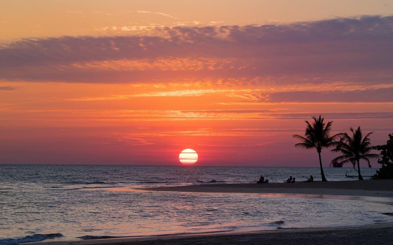 Beach sunset