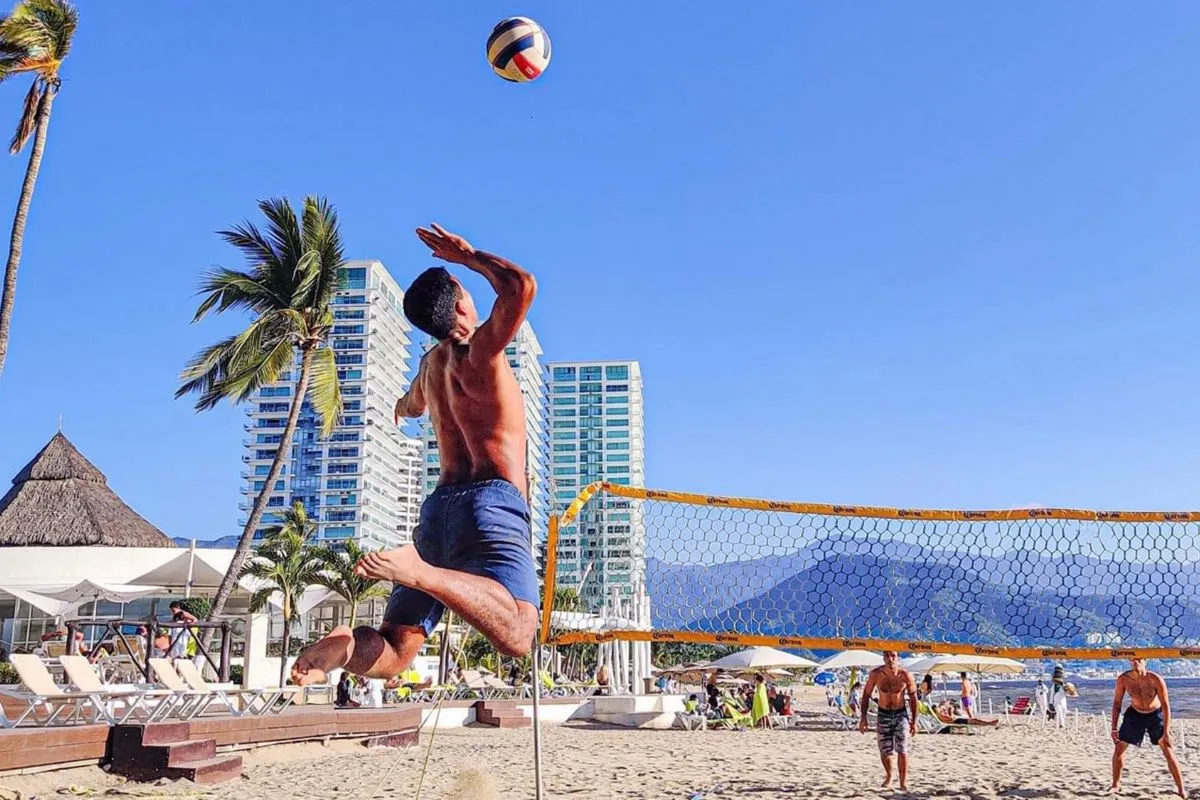 beach volleyball