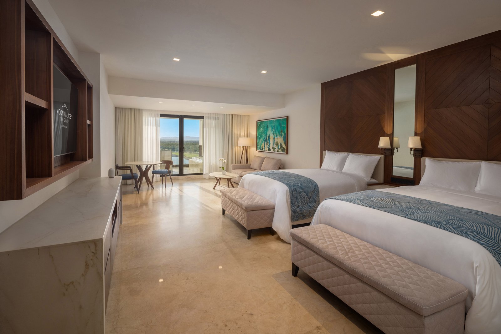 Grand Superior Golf View room with two queen beds at Moon Palace The Grand Punta Cana