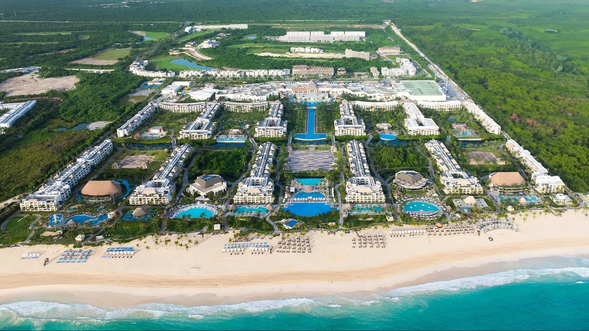 Aerial view of Hard Rock Hotel & Casino Punta Cana